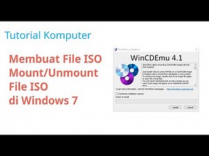Tutorial on How to Mount an ISO File on Windows 7 with WinCDEmu