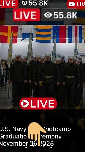 U.S. Navy Bootcamp Graduation Ceremony 🎓 | November 26, 2025 | LIVE 🇺🇸 #usnavy