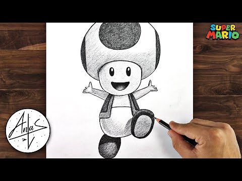 How to Draw TOAD | Drawing Tutorial