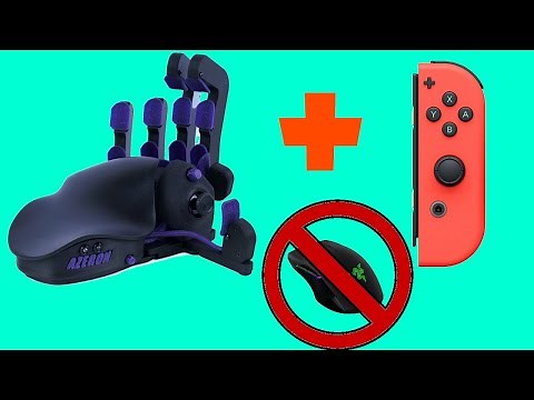 Azeron + Joycon: Use reWASD to play PC games as controller