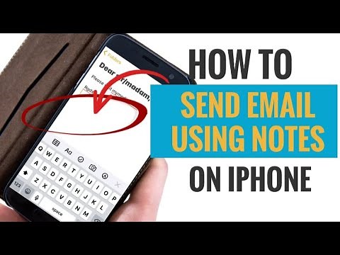 How to Send Email Using Notes on iPhone