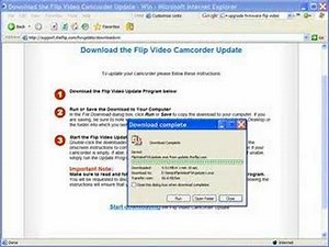 How to Upgrade the firmware for Flip Video Camcorder software