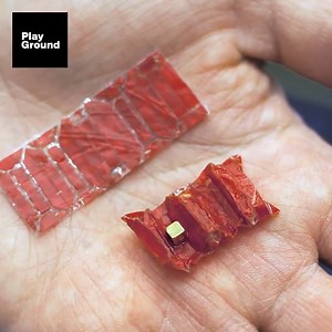 Swallow these tiny origami robots that fold up and fix you from the inside. | PlayGround
