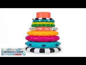 Sassy Stacks of Circles Stacking Ring STEM Learning Toy Age 6+ Months Review