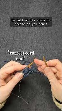 How to knit with magic loop #knittingtutorial