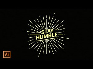 Sunburst Lines Tutorial | Adobe Illustrator