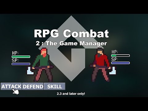 [GMS2] Make a Turn-based RPG Combat Tutorial in GameMaker Studio 2 (p.2 game mananger) | FunBox