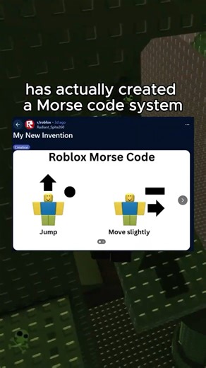 Roblox Players Creates Morse Code?! #roblox #robloxrants #relatable