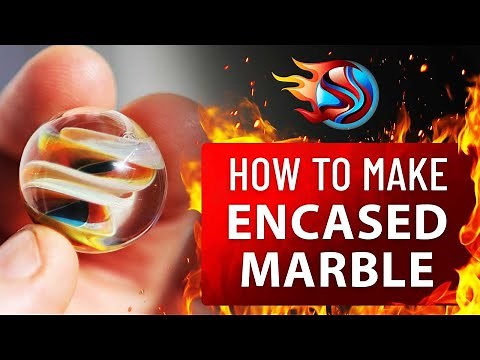 LAMPWORKING HOW TO | The Fusing Shop | Encased Spiral Marble