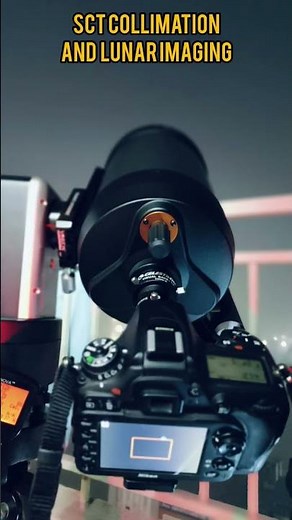 Celestron 6 SCT Collimation and Lunar Imaging #shorts #shortvideo #telescope #celestron