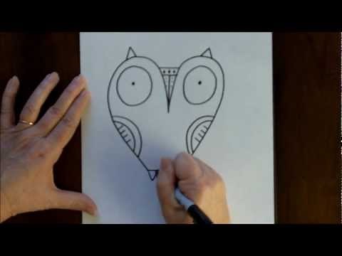 How to Draw an Owl Step by Step Drawing Tutorial for Beginners