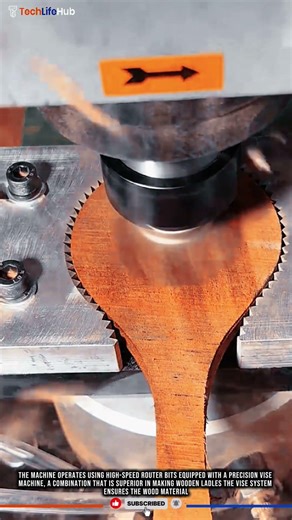 Innovation Router Machine: Precision Vise, Wood Shaping, Mass Ladle Production #tech