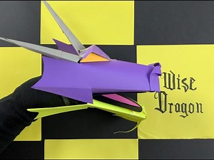 Make a Wise Dragon Puppet from Paper!
