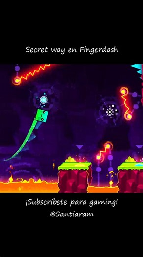 Geometry Dash Secret Way in Fingerdash