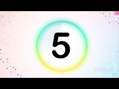 Countdown 5 seconds timer