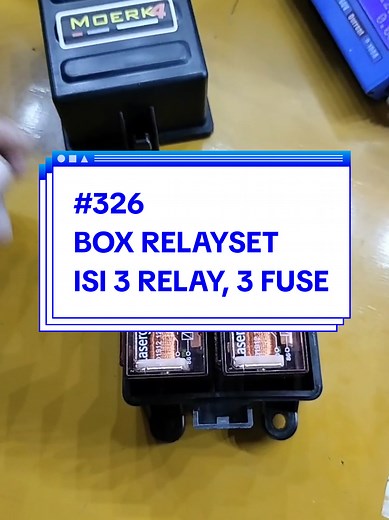 Box relayset 3 relay 3 fuse #boxrelay #relay #relayset #moerk