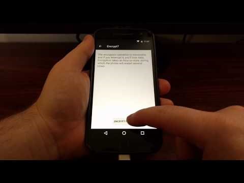 Moto G4: How to Enable Encryption
