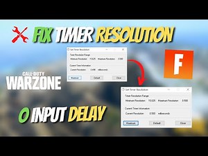 Fix Timer Resolution 0.499,0.496 To 0.500 | For Windows 8/10/11 (2022) 👈