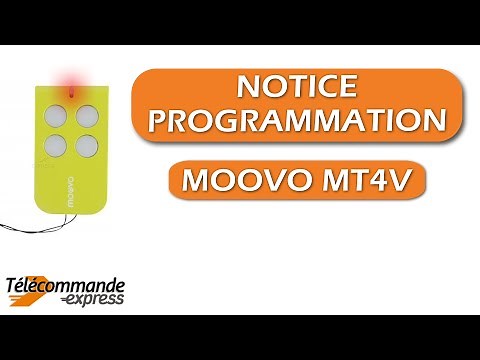 Comment programmer votre télécommande de portail MOOVO MT4V ?