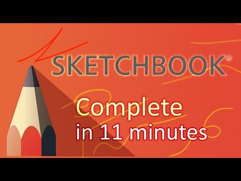 Autodesk SketchBook - Tutorial for Beginners in 11 MINUTES!