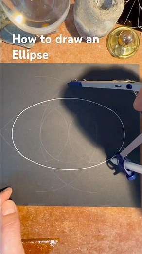 How to draw and Ellipse the easy way. Fast