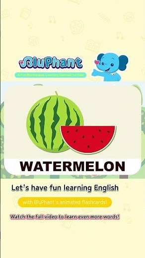 20 Fruits Vocabulary Flashcards for Kids 🍓🍌 Learn Fruit Names and Play a Shadow Quiz!