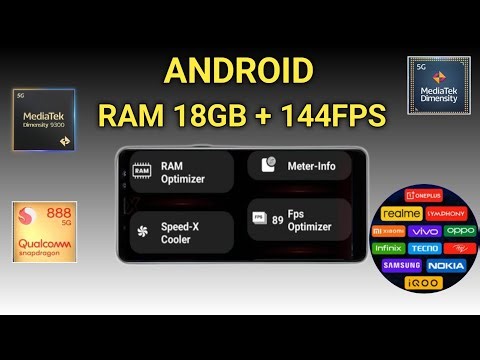 Unlock 120fps Android + Ram 18GB 144FPS No-Root 100% Working | Max FPS Fix Lag - No Root