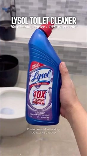Lysol Toilet Cleaner 10x Cleaning Power 💪 | Deep Clean & Shine! 🚽✨