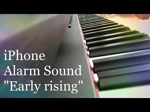 iPhone Alarm Sound "Early rising" 時計Appベットタイムの目覚ましサウンド「早起き」弾いてみた