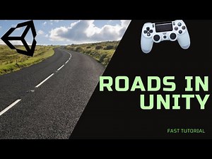 how to make road in unity