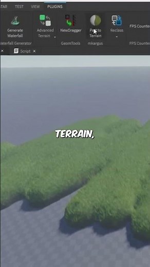 🏔️👀The BEST Roblox Terrain Plugin (You Need This!) #shorts