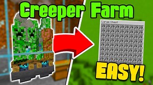 Easiest Creeper Farm – Minecraft 1.21+ (No Cats, Java & Bedrock)
