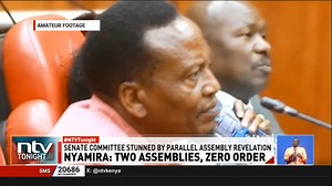 Nyamira: Two Assemblies, Zero Order The rivalry in Nyamira County Assembly plays out before Senate committee as two rival factions assert their legitimacy. It was revealed that Nyamira is operating two parallel county assemblies. #NTVTonight | NTV Kenya