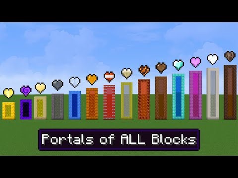 Portals of ANY Block are Possible