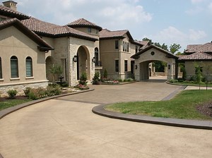 Stained Concrete Driveways - Pros & Cons, How to & Colors - Concrete Network