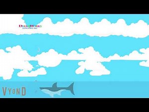 DreamWorks Animation logo (Shark Tale variant) (Full scenery)