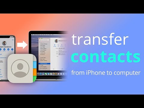 [2 Ways] How to Export Contacts from iPhone to Computer without iTunes (PC&Mac)