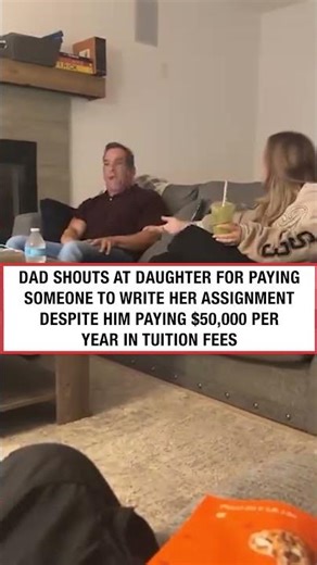 POV: Your dad found out you paid someone to write your assignment for you 💀⁠ (🎥: CONTENTbible)