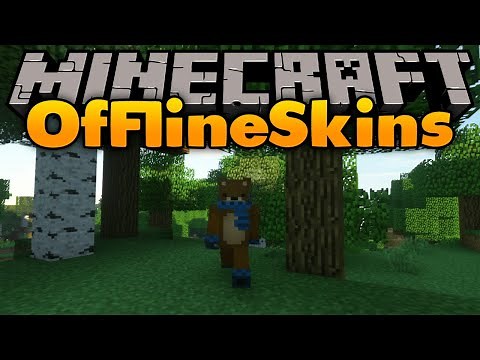 Como usar sua SKIN no modo OFFLINE minecraft 1.15.2 - OfflineSkins Mod 1.15.2