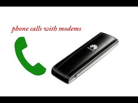How to make and receive phone calls with a modem