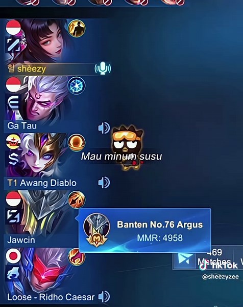 siapani pake ARGUS ROAM?! 😈 #coversong #MLBBxSpongeBob #MLBBFriendFest #MLBB #fypシ