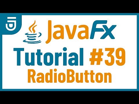 RadioButton | JavaFX GUI Tutorial for Beginners