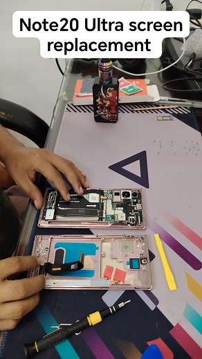 12 reactions · 25 comments | Note20 Ultra screen replacement #CellphoneRepair #CellphoneTechnician | Jv Vizcayno | Facebook