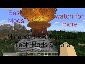 Minecraft: HBM Nuclear Tech Mod Showcase Review