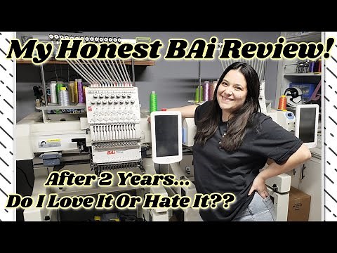 HONEST Review Of My Bai Embroidery Machine & Starting A Business With $150! Start A Business In 2023