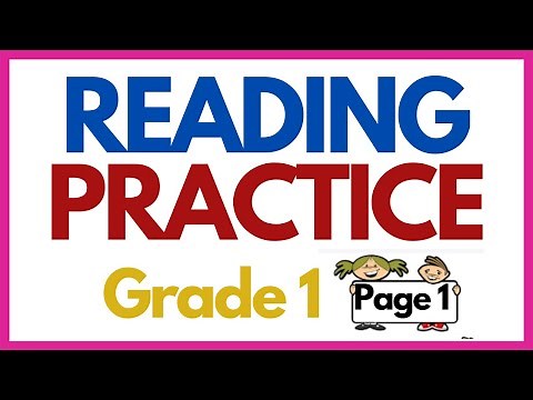 PRACTICE READING SENTENCES -----Grade One-----Page 1