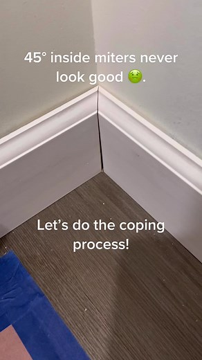 Coping Baseboard Installation Tutorial