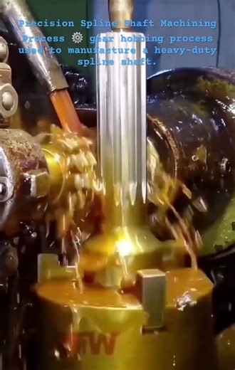 Making a Spline Shaft #gearhobbing #spline #cnc #machineshop #instamachinist #mechanicalengineering