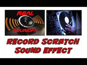 Record needle scratching across record sound effect - realsoundFX