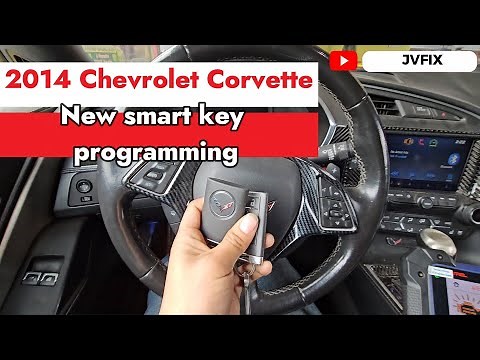 How to program new smart key on 2014 Chevrolet Corvette C7 with Autel IM608